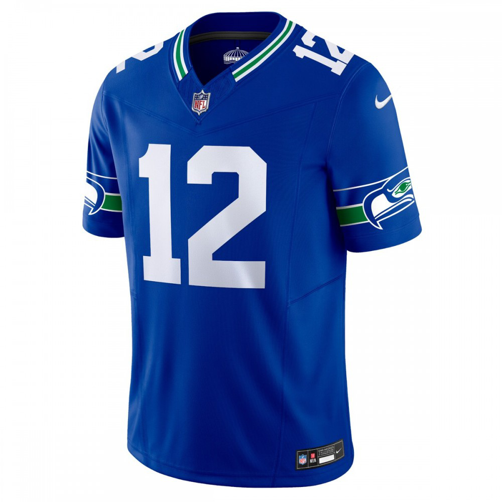 12th Fan Seattle Seahawks Nike Vapor F.U.S.E. Limited Jersey - Royal-GridironStore